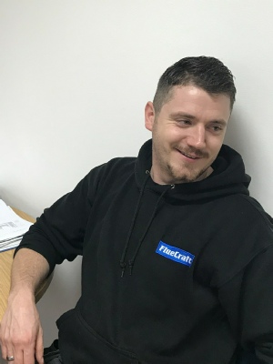 Flue Installer: Greg Brittain.